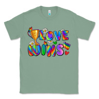Sage love wins Classic Tee - Zillion Design Studio