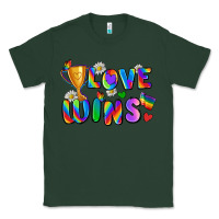 Sports Green love wins Classic Tee - Zillion Design Studio