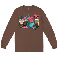 Chestnut crafting coffee cups Long Sleeve Tee - RanaPortraitStore