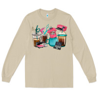 Mushroom crafting coffee cups Long Sleeve Tee - RanaPortraitStore