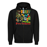 Black ready to crush pre school Zipper Hoodie - texasbilliewilder