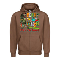 Chestnut ready to crush pre school Zipper Hoodie - texasbilliewilder