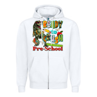 White ready to crush pre school Zipper Hoodie - texasbilliewilder