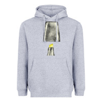 Heather Grey yellow highlighter pen fa element Heavyweight Hoodie - FaDigitalArtStudio