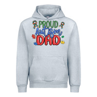 Heather Grey proud autism dad Urban Hoodie - MaliasSmallBusiness