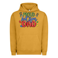 Pigment Peanut Butter proud autism dad Urban Hoodie - MaliasSmallBusiness