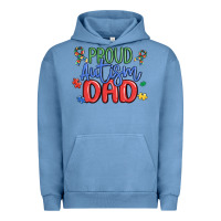 Pigment Pebble Blue proud autism dad Urban Hoodie - MaliasSmallBusiness