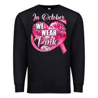Black in october we wear pink heart Premium Sweatshirt - JahusDesignShop