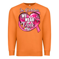 Carrot in october we wear pink heart Premium Sweatshirt - JahusDesignShop