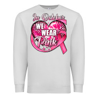 Dove Grey in october we wear pink heart Premium Sweatshirt - JahusDesignShop