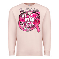 Pale Pink in october we wear pink heart Premium Sweatshirt - JahusDesignShop