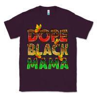 Plum dope black mama with butterflies Classic Tee - texasbilliewilder