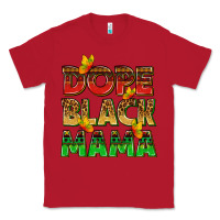 Red dope black mama with butterflies Classic Tee - texasbilliewilder