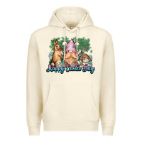 Sandshell Gnome Bunny Happy Eater Day Premium Hoodie - NancyCooperArtShop