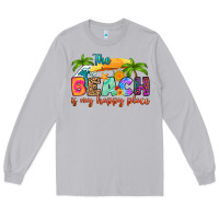 Moon Dust the beach is my happy place Long Sleeve Tee - RanaPortraitStore