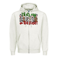 Oatmeal Heather that s my sister on that field Zipper Hoodie - Zillion Design Studio