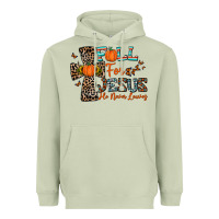 Matcha fall for jesus he never leaves Heavyweight Hoodie - CowhideDigitalArt