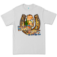 Dove Grey cowgirl horseshoe Premium Tee - RacoonDesign