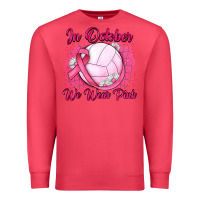 Cardinal in october we wear pink breast cancer valleybal Premium Sweatshirt - JahusDesignShop