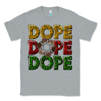 Heather Grey dope dope dope Classic Tee - texasbilliewilder