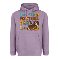 Lavender livin' that football mom life Heavyweight Hoodie - HRA Design Shop