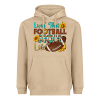 Mushroom livin' that football mom life Heavyweight Hoodie - HRA Design Shop