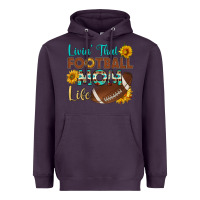 Plum livin' that football mom life Heavyweight Hoodie - HRA Design Shop