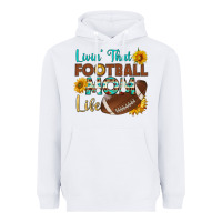 White livin' that football mom life Heavyweight Hoodie - HRA Design Shop