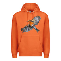 Carrot Flying American Robin Premium Hoodie - LillyAllenDesigns