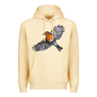 Pina Colada Flying American Robin Premium Hoodie - LillyAllenDesigns
