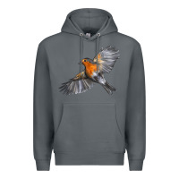 Rock Flying American Robin Premium Hoodie - LillyAllenDesigns