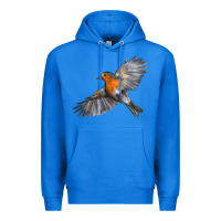 True Royal Flying American Robin Premium Hoodie - LillyAllenDesigns
