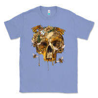 Colony Blue Flower Skeleton Bees Classic Tee - RanaPortraitStore