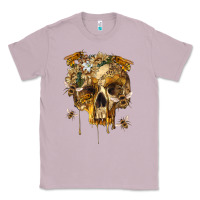 Lilac Flower Skeleton Bees Classic Tee - RanaPortraitStore
