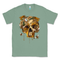 Sage Flower Skeleton Bees Classic Tee - RanaPortraitStore