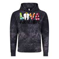 Cloud Black love dentallife Vintage Hoodie - AdoDesignShop