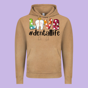 Love Dentallife Vintage Hoodie Designed By Adodesignshop