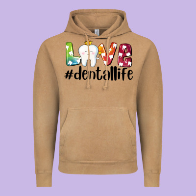 Love Dentallife Vintage Hoodie Designed By Adodesignshop