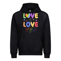 Black love is love pride Urban Hoodie - MaliasSmallBusiness
