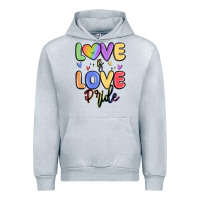 Heather Grey love is love pride Urban Hoodie - MaliasSmallBusiness