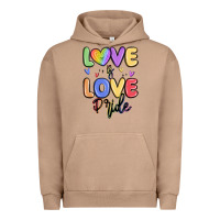 Pigment Burro love is love pride Urban Hoodie - MaliasSmallBusiness