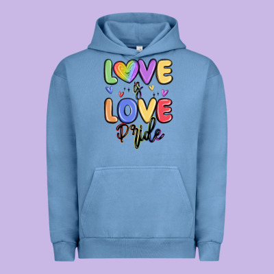 Love Is Love Pride Urban Hoodie Designed By Maliassmallbusiness