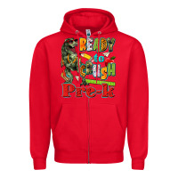 Red ready to crush pre k Zipper Hoodie - texasbilliewilder