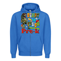 True Royal ready to crush pre k Zipper Hoodie - texasbilliewilder