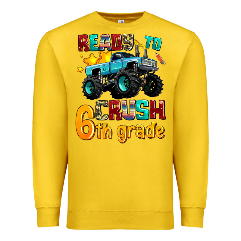 Ready To School Crush 6th Grade Premium Sweatshirt by AdoDesignShop | Teevron