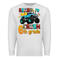 Oatmeal Heather ready to school crush 6th grade Premium Sweatshirt - AdoDesignShop