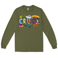 Army Green cruise life Long Sleeve Tee - RanaPortraitStore