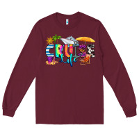 Burgundy cruise life Long Sleeve Tee - RanaPortraitStore