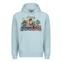 Blue Mist Happy Easter Day Rodeo Premium Hoodie - NancyCooperArtShop