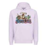 Lilac Happy Easter Day Rodeo Premium Hoodie - NancyCooperArtShop